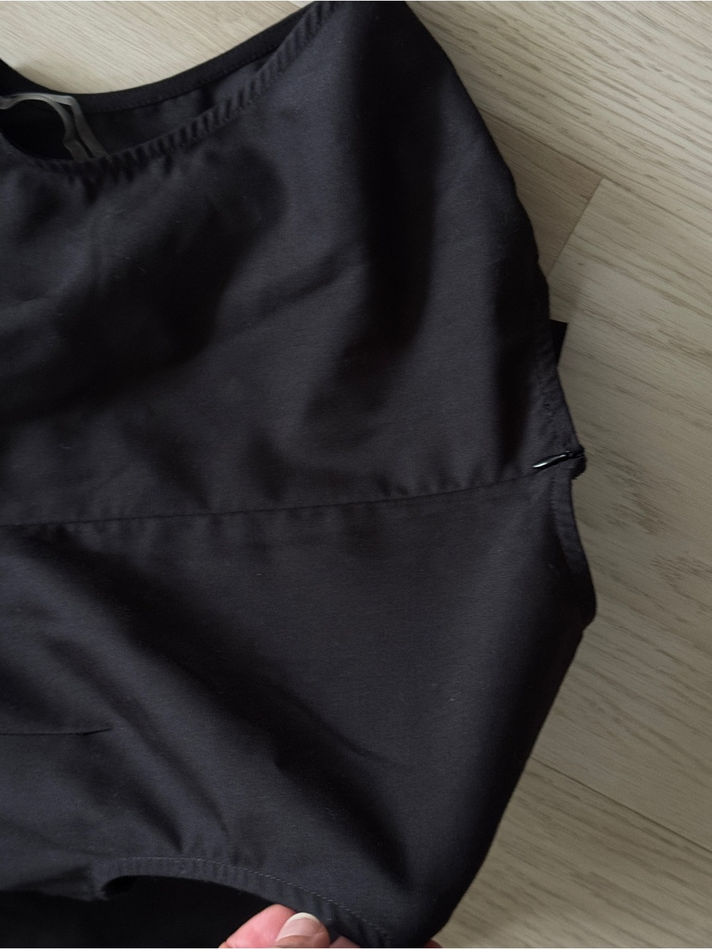 Peppermayo Cassia Mini Dress in Black - Size 2 XS PLEATED SKIRT plunge b-neck - Picture 8 of 11